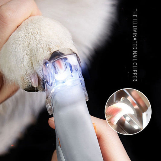 LED light glow pet nail clippers - Paws & Whiskers