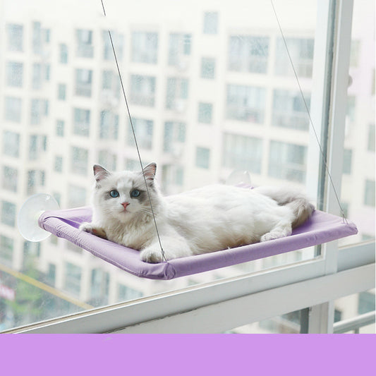 Pet Litter Sucker Hanging Cat Window Hammock - Paws & Whiskers