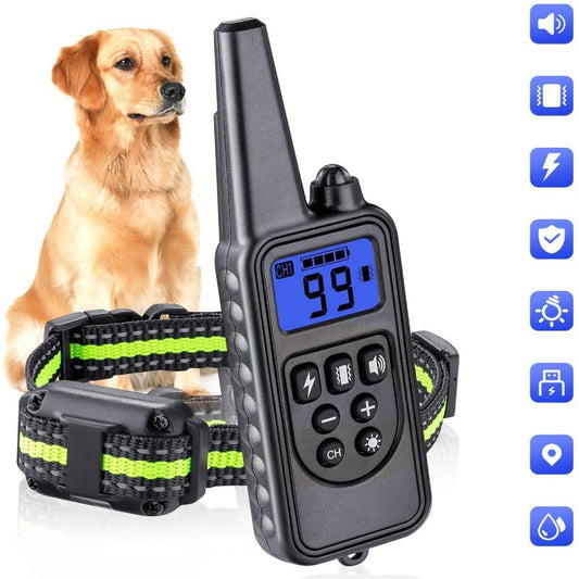 800M Dog Trainer Pet Collar - Paws & Whiskers