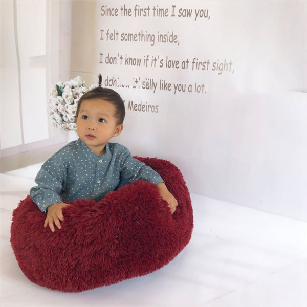 Ultra-Soft Cat Mattress – Fuzzy Round Winter Nest
