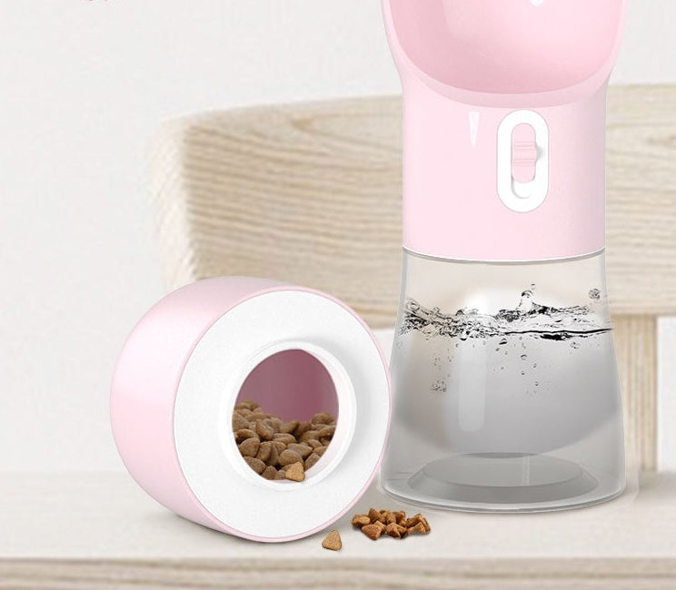 2-in-1 Portable Dog Water Bottle for Travel
