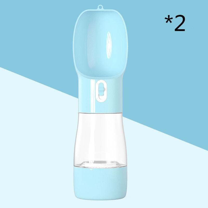 2-in-1 Portable Dog Water Bottle for Travel