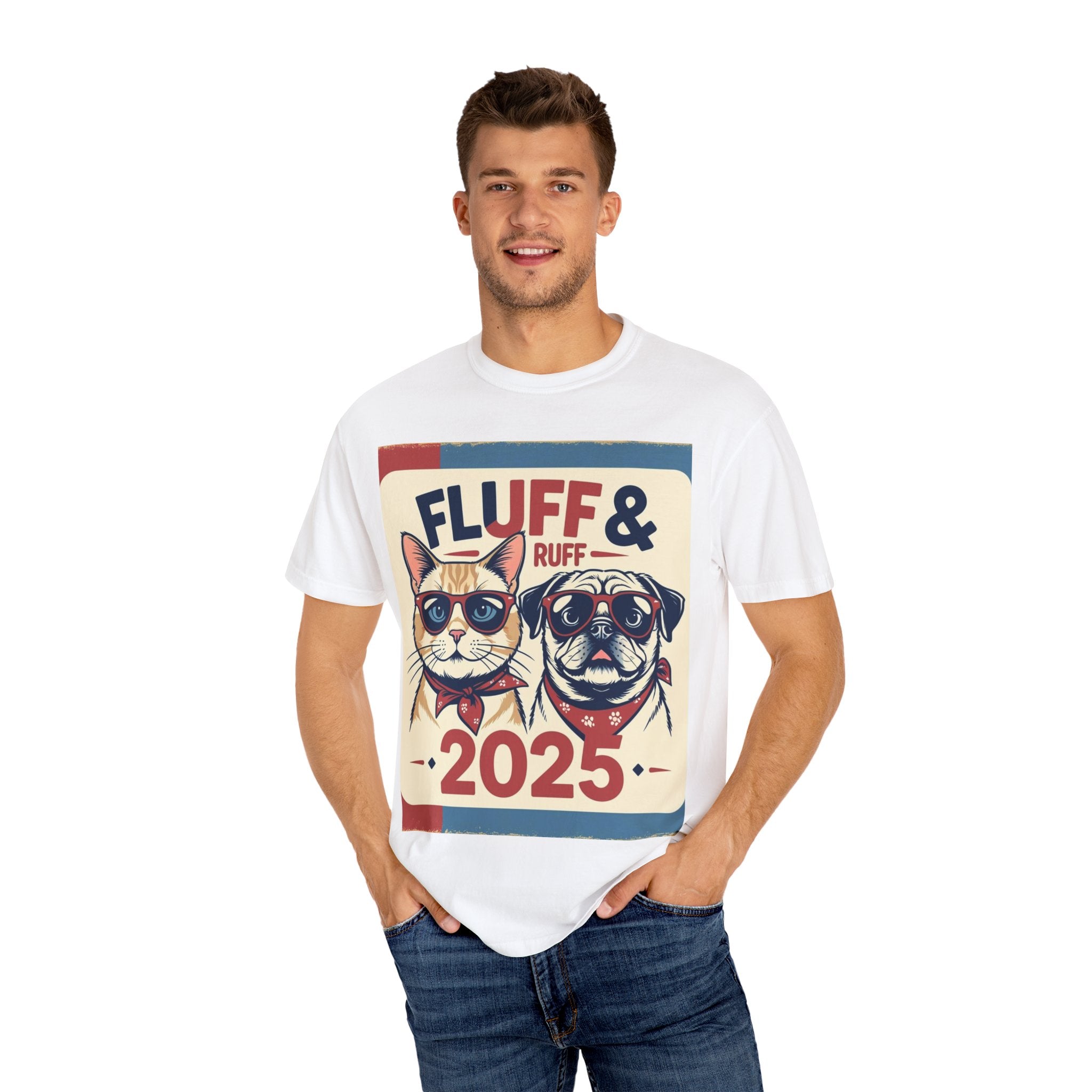 Fluff & Ruff 2025 Tee – The Purr-fect Statement Shirt