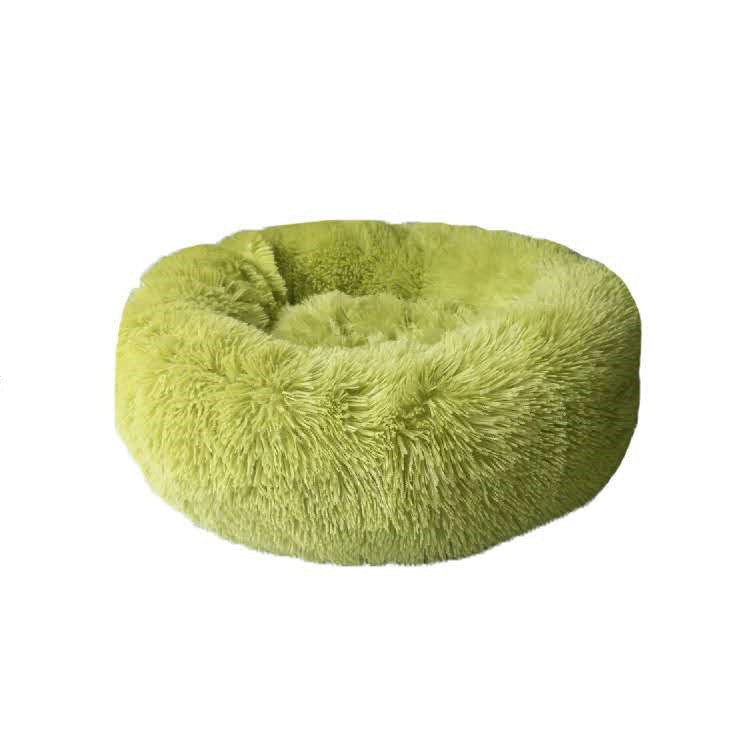 Ultra-Soft Cat Mattress – Fuzzy Round Winter Nest
