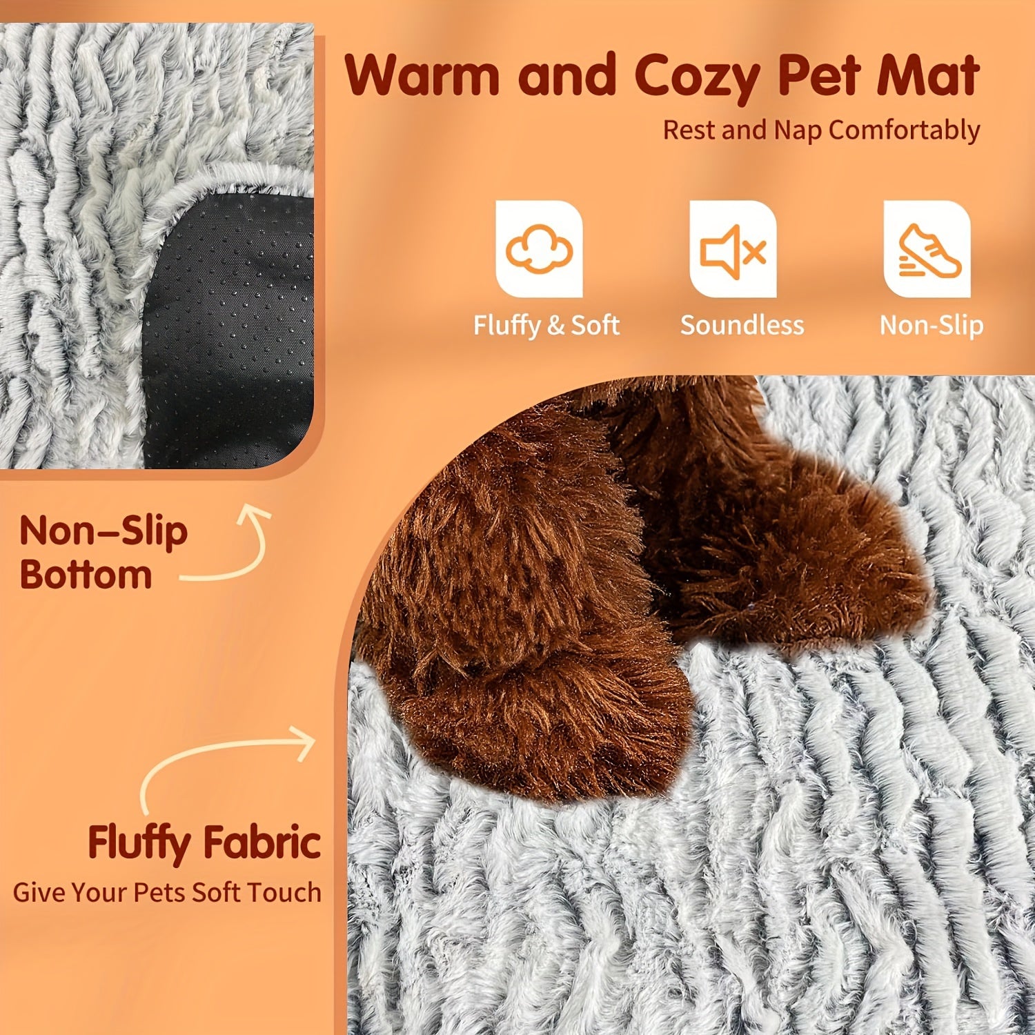 Self-Warming Pet Pad – Cozy Comfort for Cats & Dogs, Indoors & Out