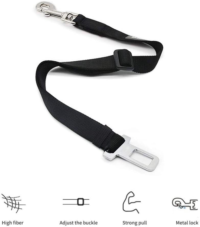 Retractable Dog Car Seat Belt – Safe, Tangle-Free Travel