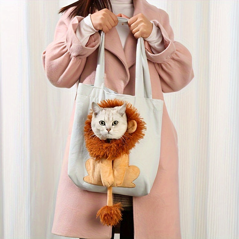 Cute Lion Cat Carrier for Small Pets