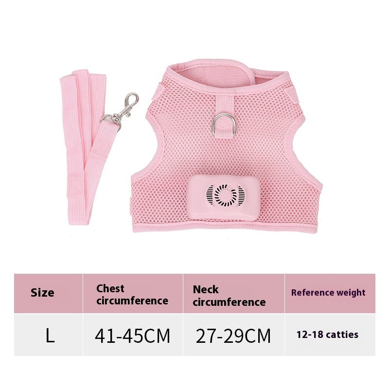 BreezeVest™ Cooling Dog Harness – Airflow Comfort for Hot Days