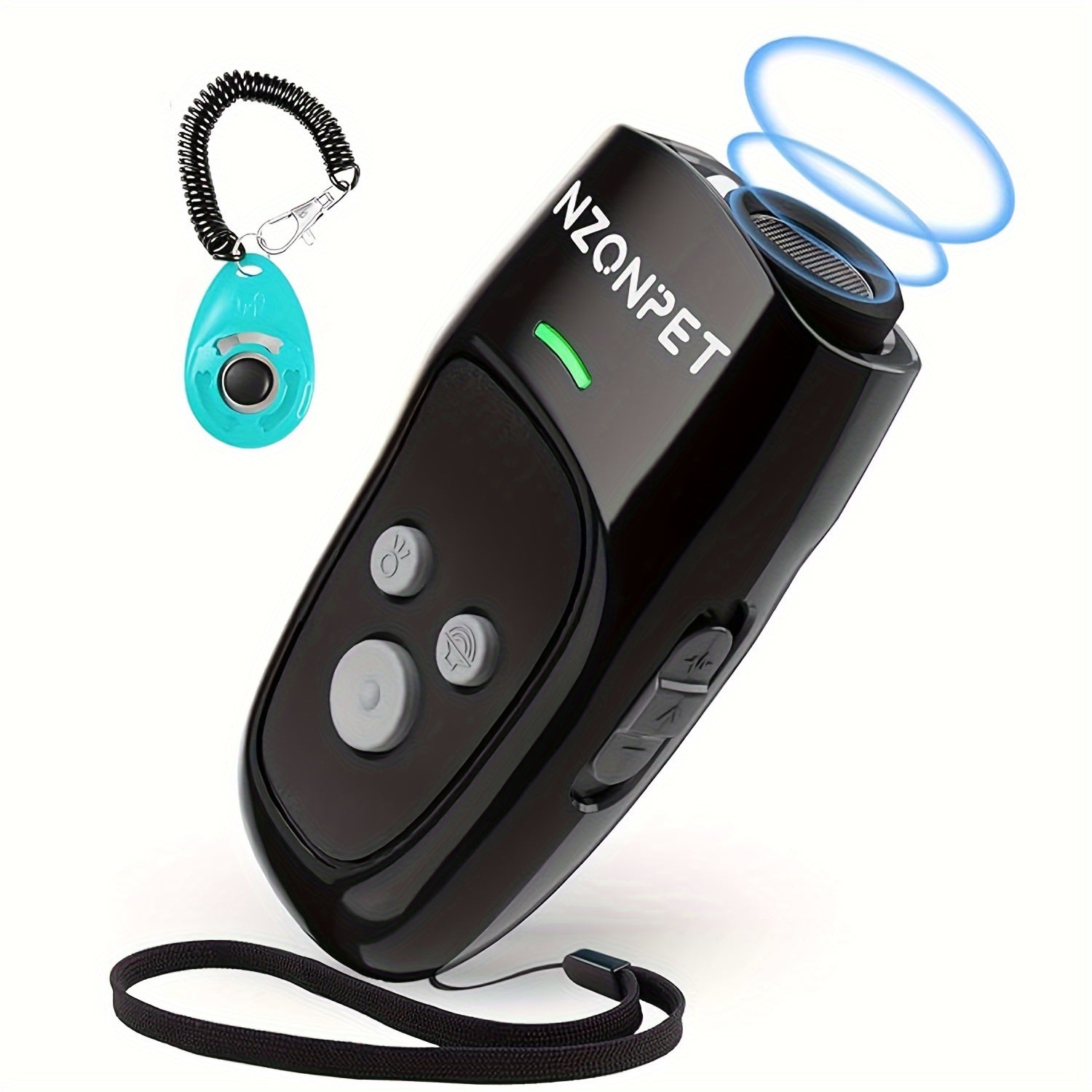 3-in-1 Ultrasonic Dog Deterrent – Train, Deter & Light