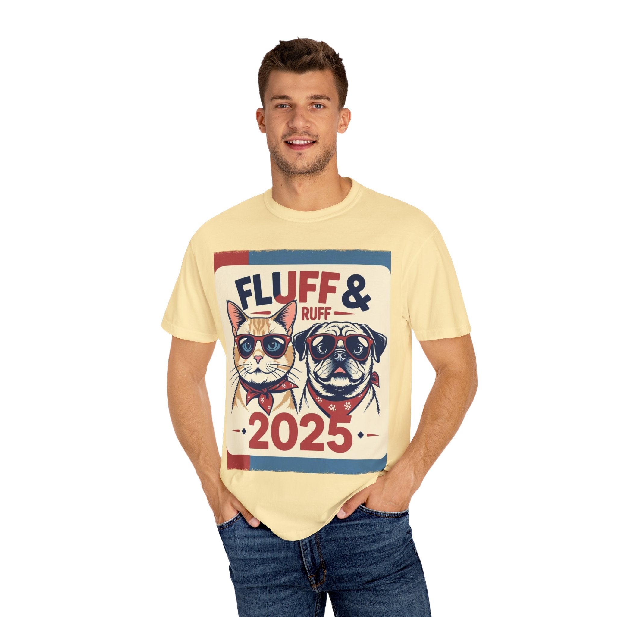 Fluff & Ruff 2025 Tee – The Purr-fect Statement Shirt