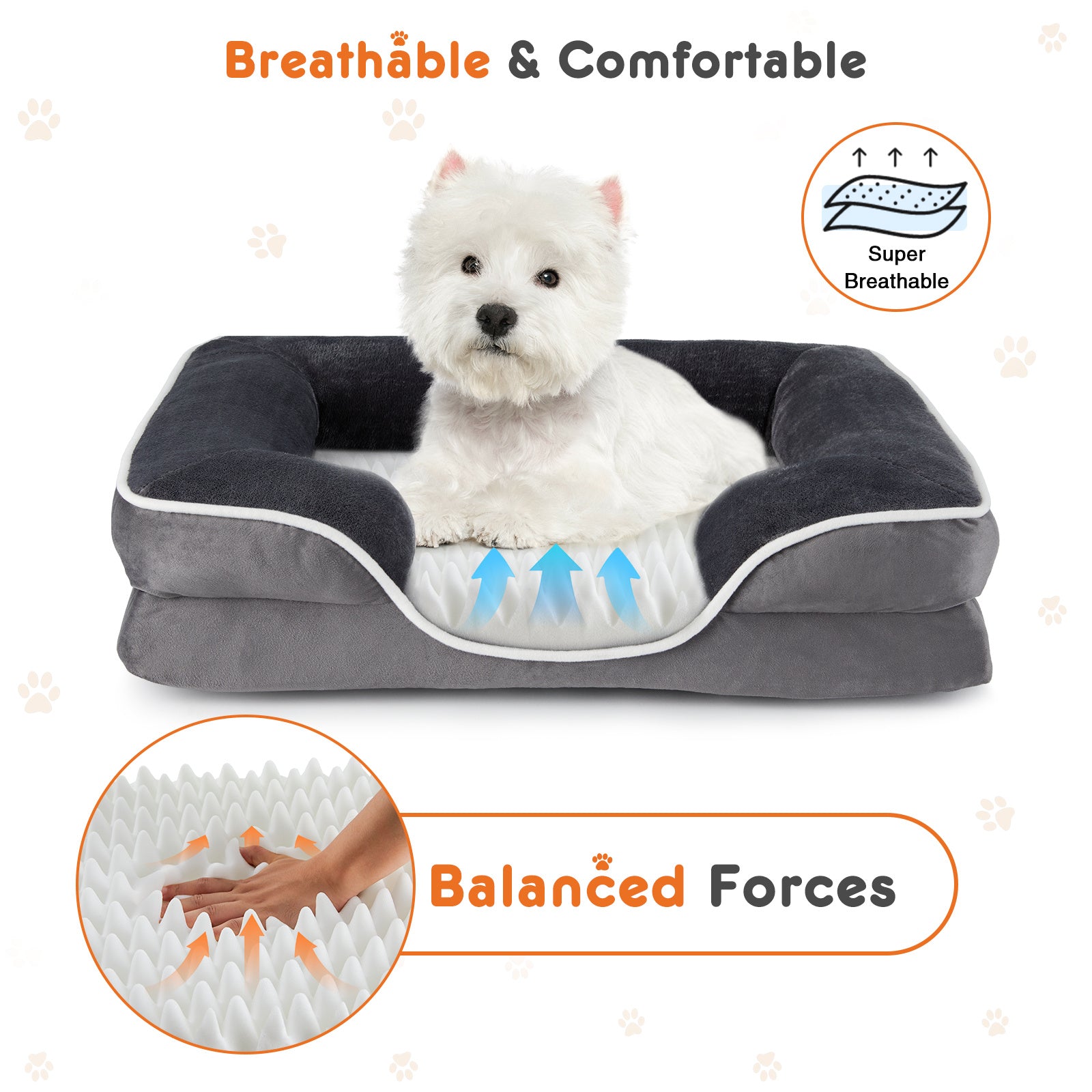 Cozy Memory Foam Pet Bed for Restful, Happy Sleep"