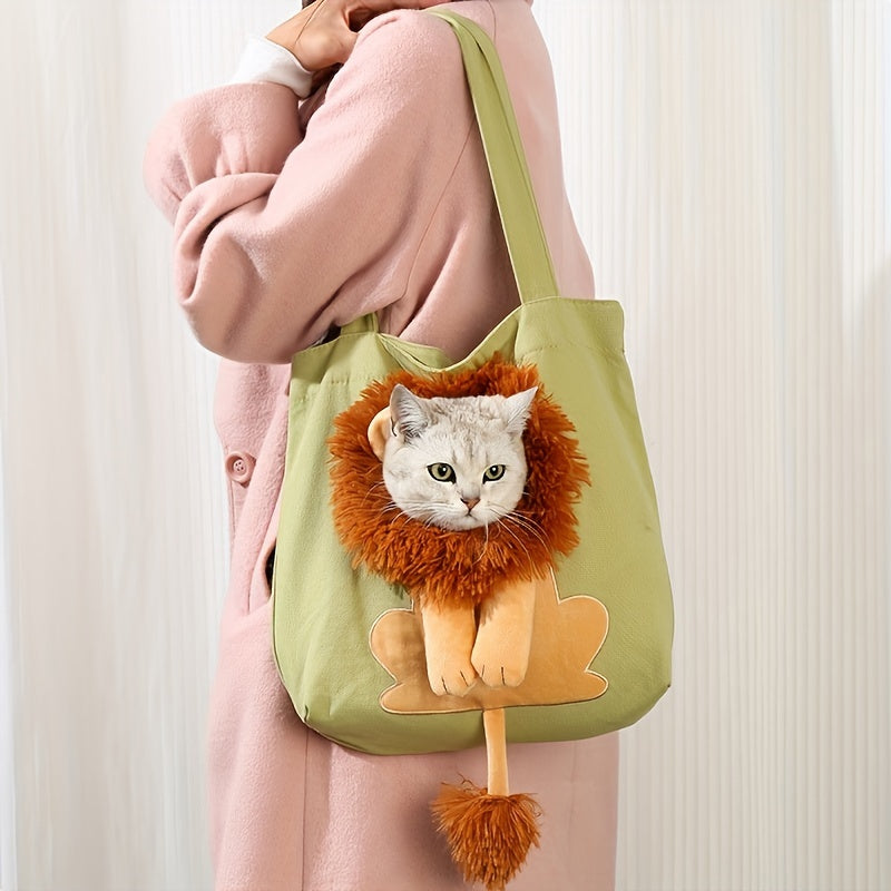 Cute Lion Cat Carrier for Small Pets