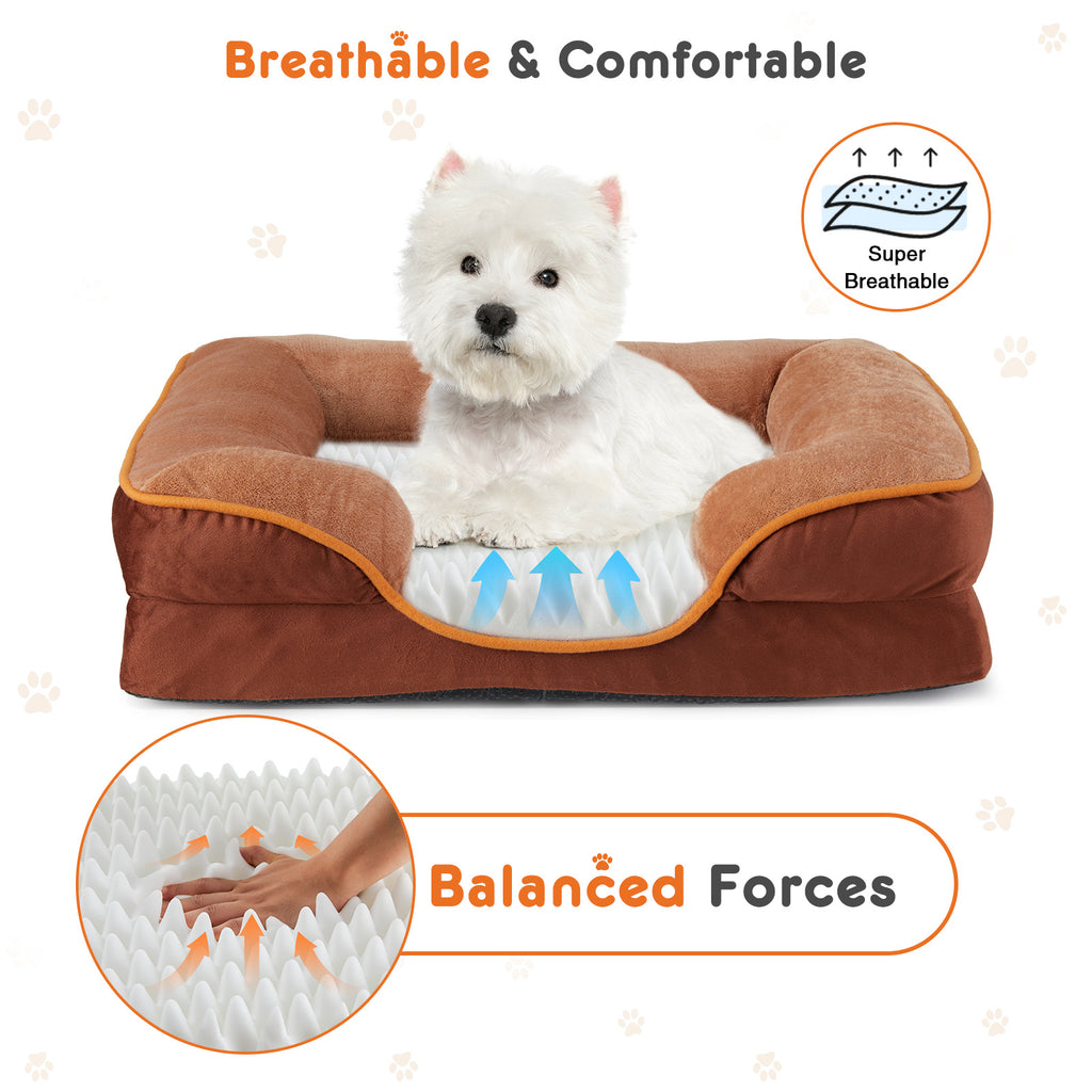Cozy Memory Foam Pet Bed for Restful, Happy Sleep"