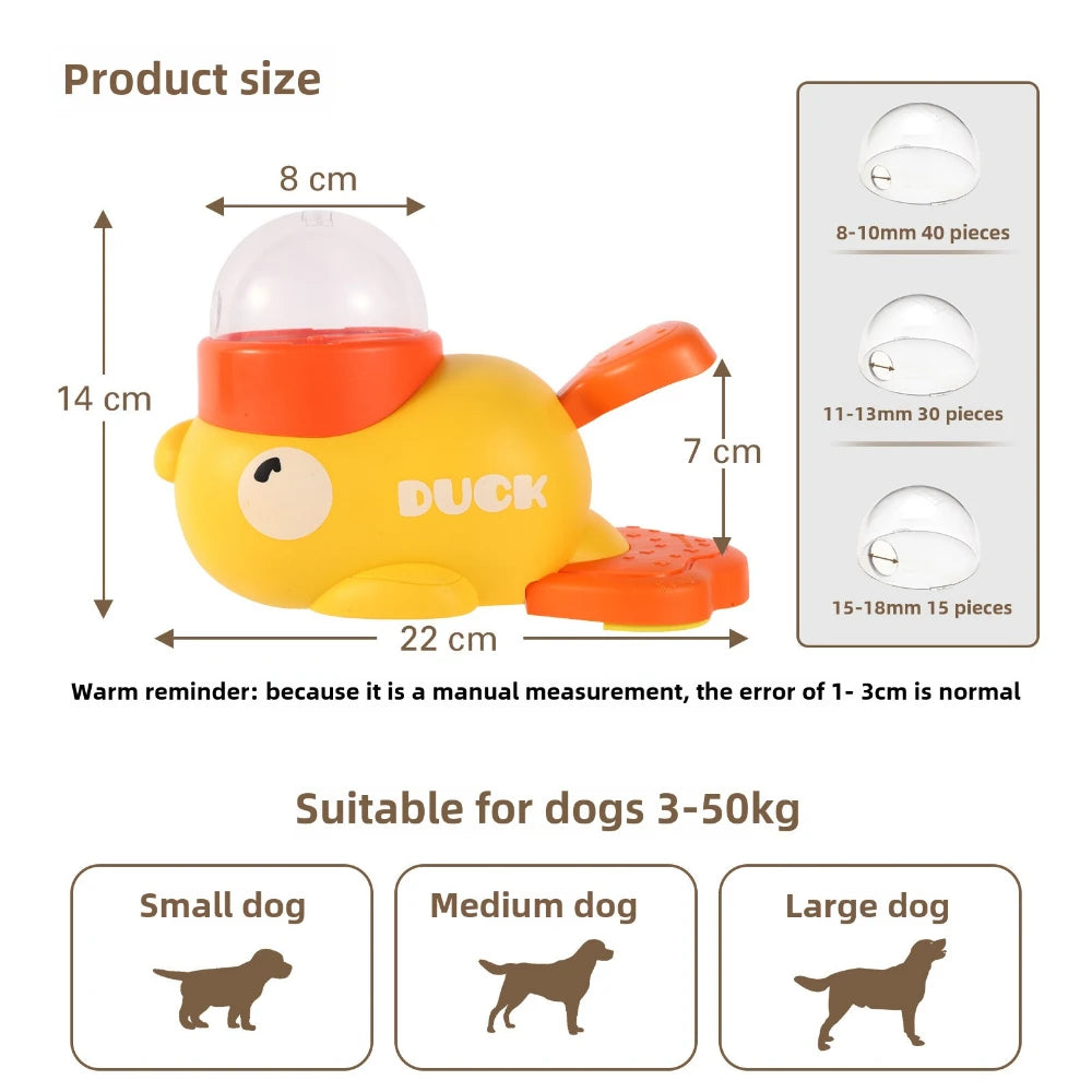 Duck-Design Treat Dispenser – Fun Feeder & Training Buddy