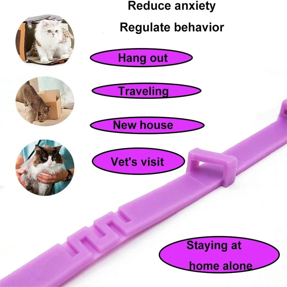 CalmPaws™ Adaptive Pheromone Collar — Stress Relief for Dogs & Cats