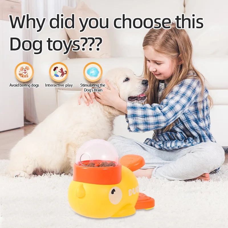 Duck-Design Treat Dispenser – Fun Feeder & Training Buddy