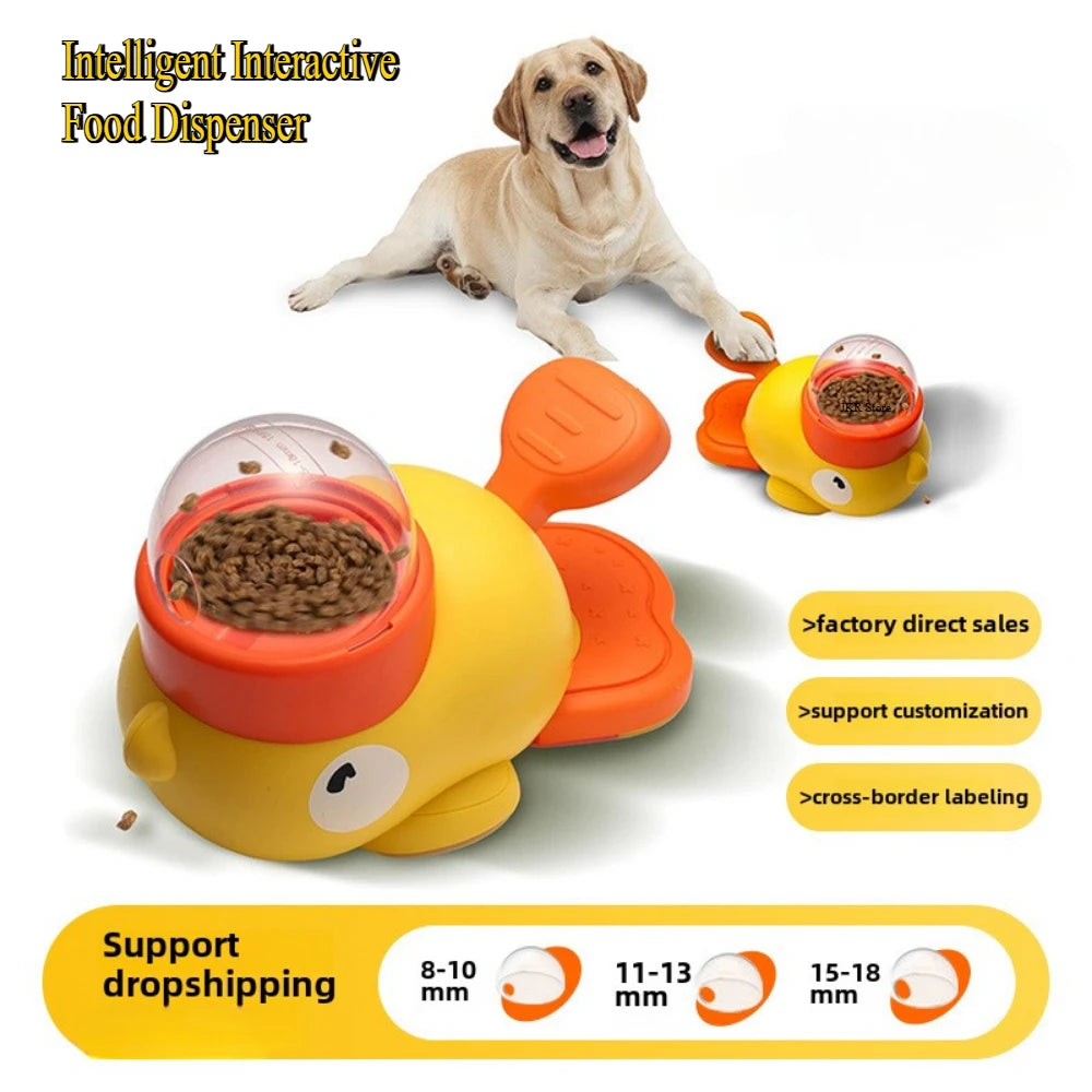 Duck-Design Treat Dispenser – Fun Feeder & Training Buddy
