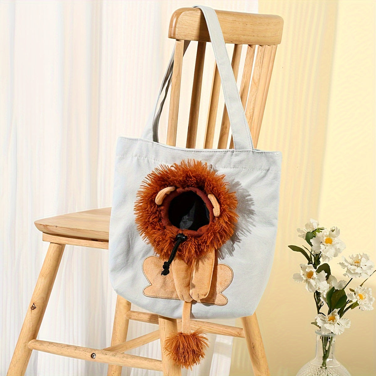 Cute Lion Cat Carrier for Small Pets