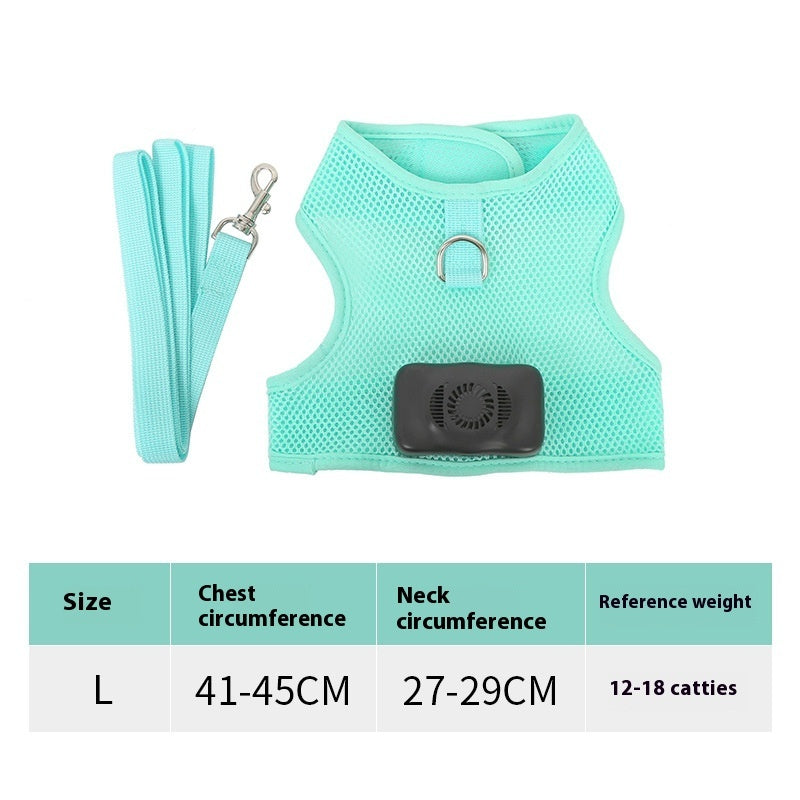 BreezeVest™ Cooling Dog Harness – Airflow Comfort for Hot Days