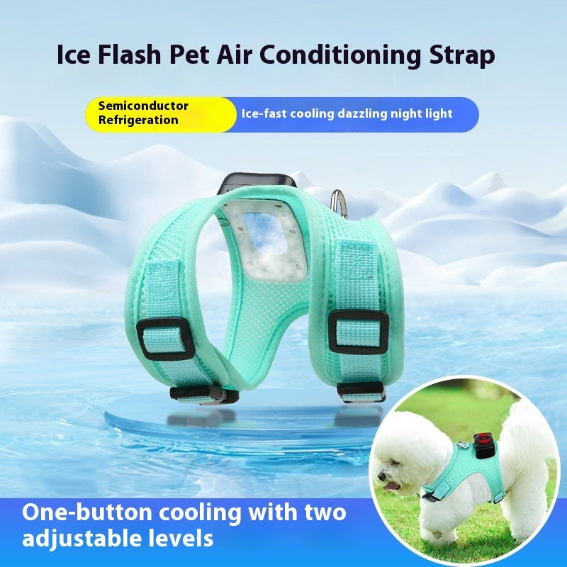 BreezeVest™ Cooling Dog Harness – Airflow Comfort for Hot Days