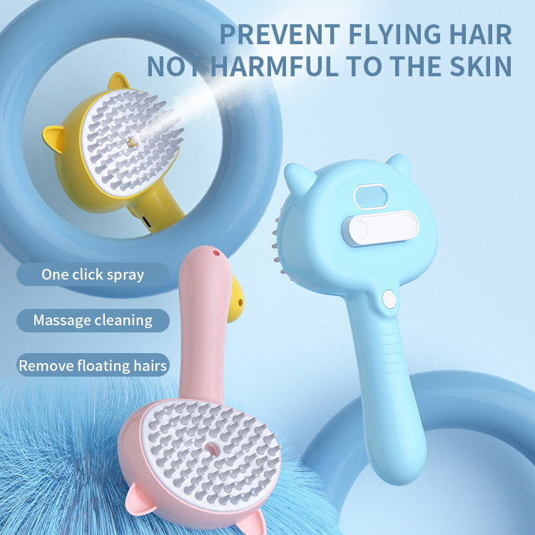 Self-Cleaning Mist Brush for Cats & Dogs